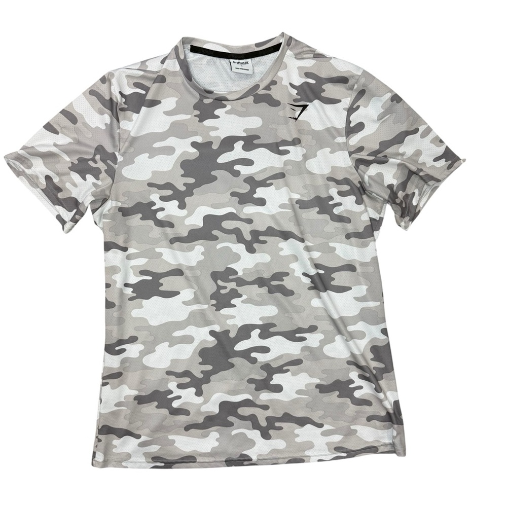 Gymshark Mens Camo Short Sleeve Size Large